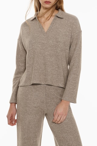 Maglia - Beige melange