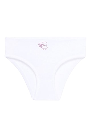 7 slip - Rosa antico e bianco