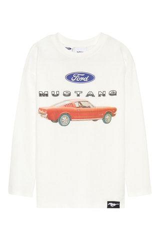 T-shirt Mustang Ford - Ecrù