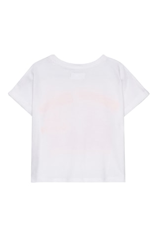 T-shirt - Blanc et corail