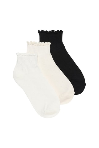 3 paia di calze - Nero e bianco