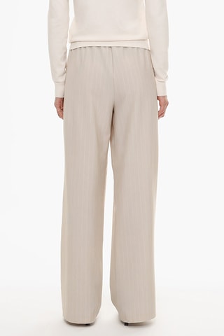 Pantalon straight - Beige clair
