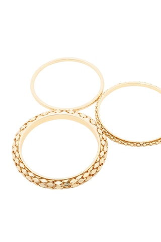 3 bracciali - Dorato