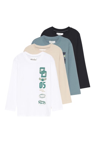4 t-shirt - Nero e bianco