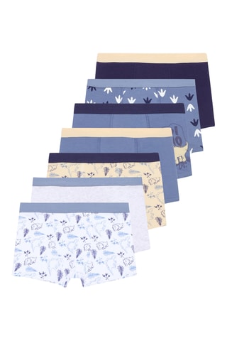 7 parigamba - Bianco, navy e beige
