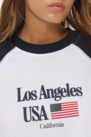 T-shirt cropped - Blanc
