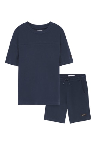 T-shirt et short - Bleu marine