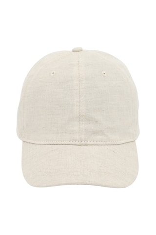 Casquette en lin - Ecru