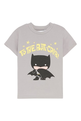 2 pyjamas Batman et Superman La Ligue des Justiciers DC Comics - Gris clair et blanc