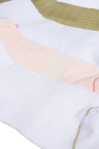 5 paia di calze - Bianco e nude