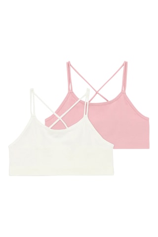 2 top - Bianco e rosa