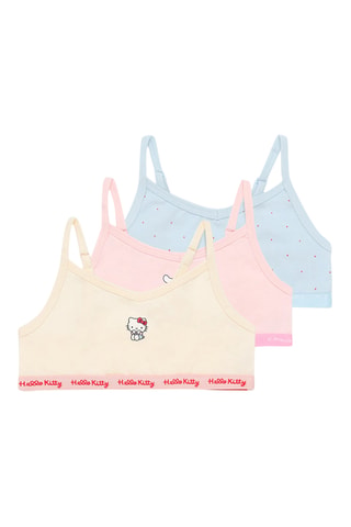 3 top Hello Kitty Sanrio - Giallo e rosa