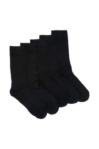 5 paia di calze - Nero