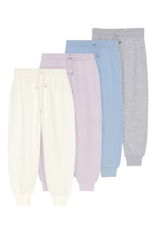4 joggings - Blanc et gris