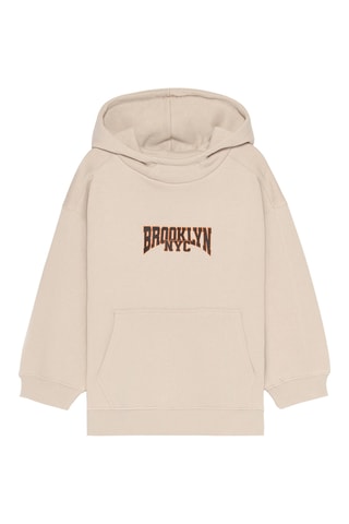 Felpa con cappuccio - Beige