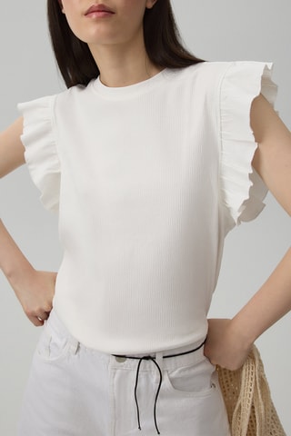 Top - Blanc