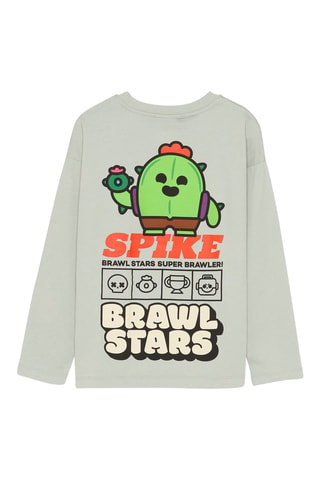 T-shirt Spike Brawl Stars - Bianco