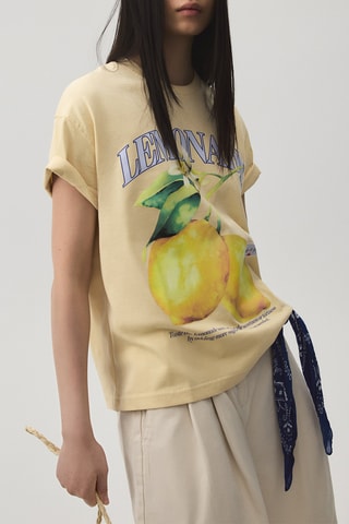 T-shirt oversize - Jaune