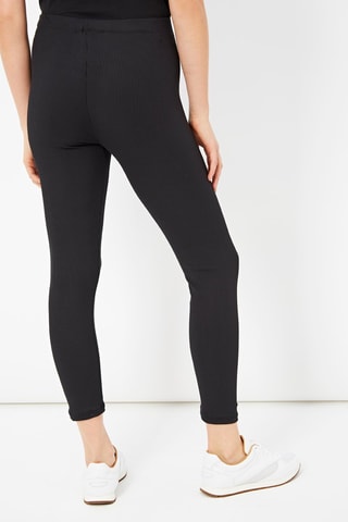 Leggings a vita alta 7/8 - Nero