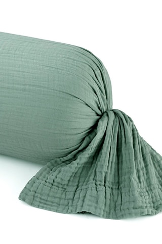 Funda de almohada de gasa de algodón 85 hilos/cm² - Verde