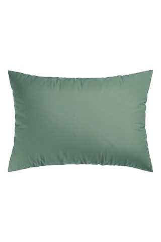 2 fundas de almohada de gasa de algodón 85 hilos/cm² - Verde