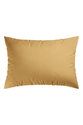 2 fundas de almohada de algodón 85 hilos/cm² - Amarillo