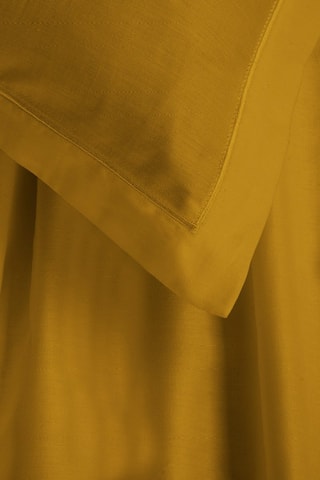 2 fundas de almohada de satén de algodón 80 hilos/cm² - Amarillo