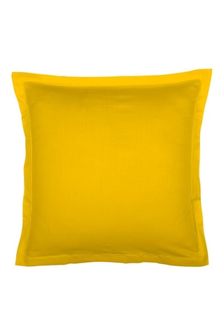 2 fundas de almohada de satén de algodón 80 hilos/cm² - Amarillo