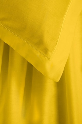 2 fundas de almohada de satén de algodón 80 hilos/cm² - Amarillo