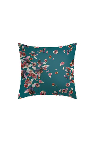 Funda de almohada de satén de algodón Aurore - Verde