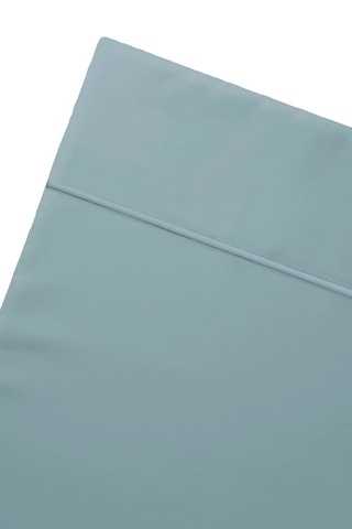 Sábana encimera de satén de algodón 80 hilos/cm² - Azul