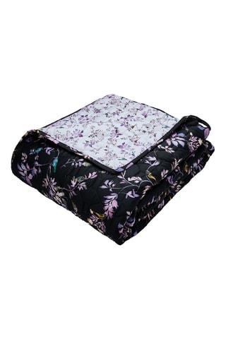 Edredón de poliéster 80 hilos/cm² Eden Sauvage - Negro