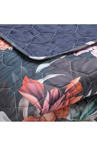 Colcha XL Douceur Caramel - Azul oscuro