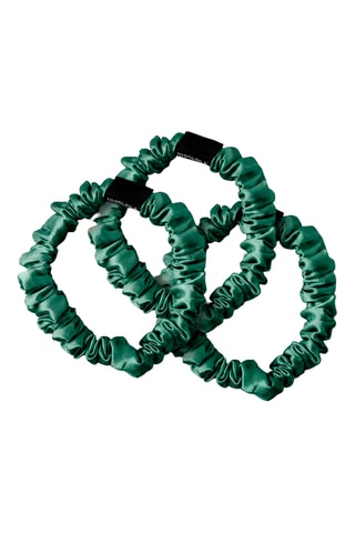 3 coleteros de seda - Verde