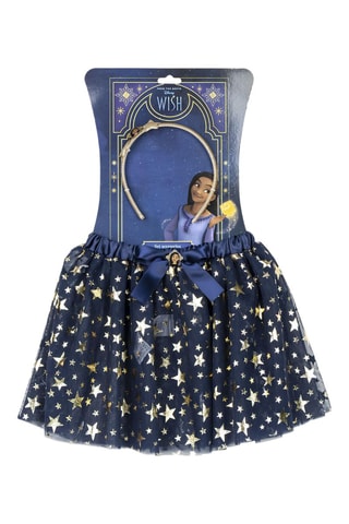 Rok en Haarband Wish: Asha en de Goede Ster Disney - Blauw en goudkleurig