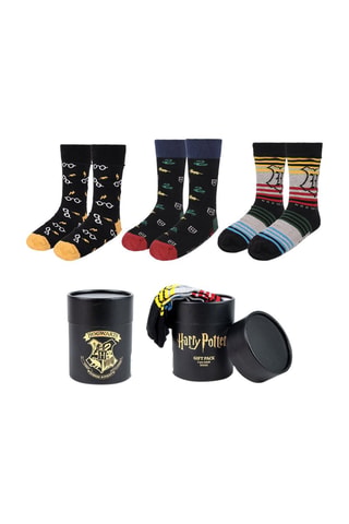 3 Paar Sokken Harry Potter - Zwart