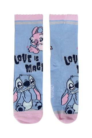 4 paar sokken Stitch en Angel Lilo and Stitch Disney - Multicolor