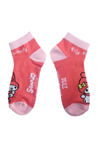 7 Paar Sokken Hello Kitty Sanrio - Multicolor