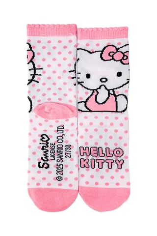 4 paar sokken Hello Kitty Sanrio - Groen en roze