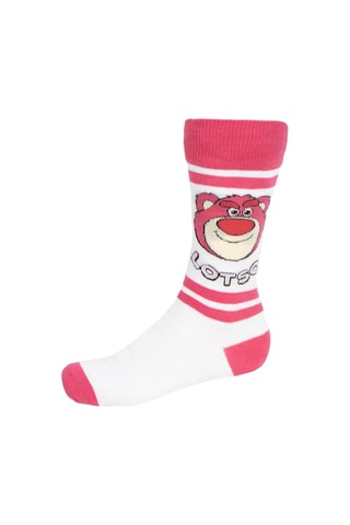 Sokken Lotso Toy Story Disney - Wit en rood