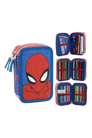 Gevulde Etui Spider-Man Avengers Marvel - Blauw