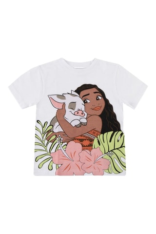 T-shirt Vaiana De legende van het einde van de wereld Disney - Wit
