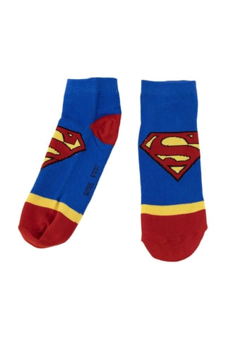 2 Paar Sokken Batman Justice League DC Comics - Rood en blauw