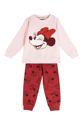 Sweater en Broek Minnie Disney - Rood en roze