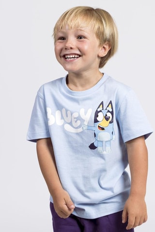 T-shirt Bluey - Blauw