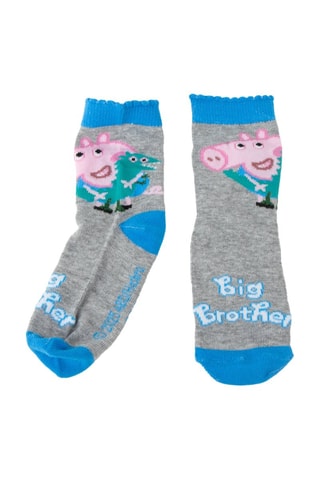 4 paar sokken Peppa Pig - Groen, roze en grijs