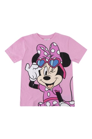 T-shirt Minnie Disney - Roze