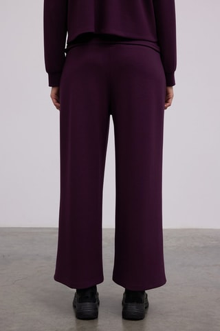 Pantalon wide legs - Violet