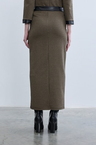 Jupe midi - Taupe