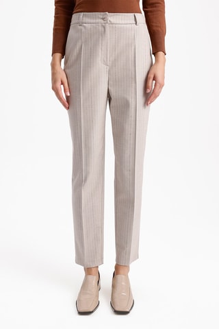 Pantalon standard - Beige et marron